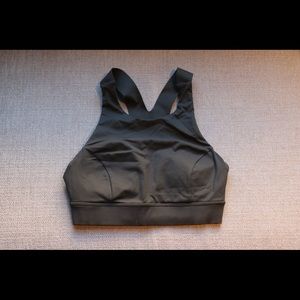 Lulu Lemon Rare Fast and Free Bra — Dark Olive
